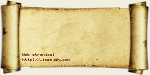 Avram Crnoglavac vizit kartica